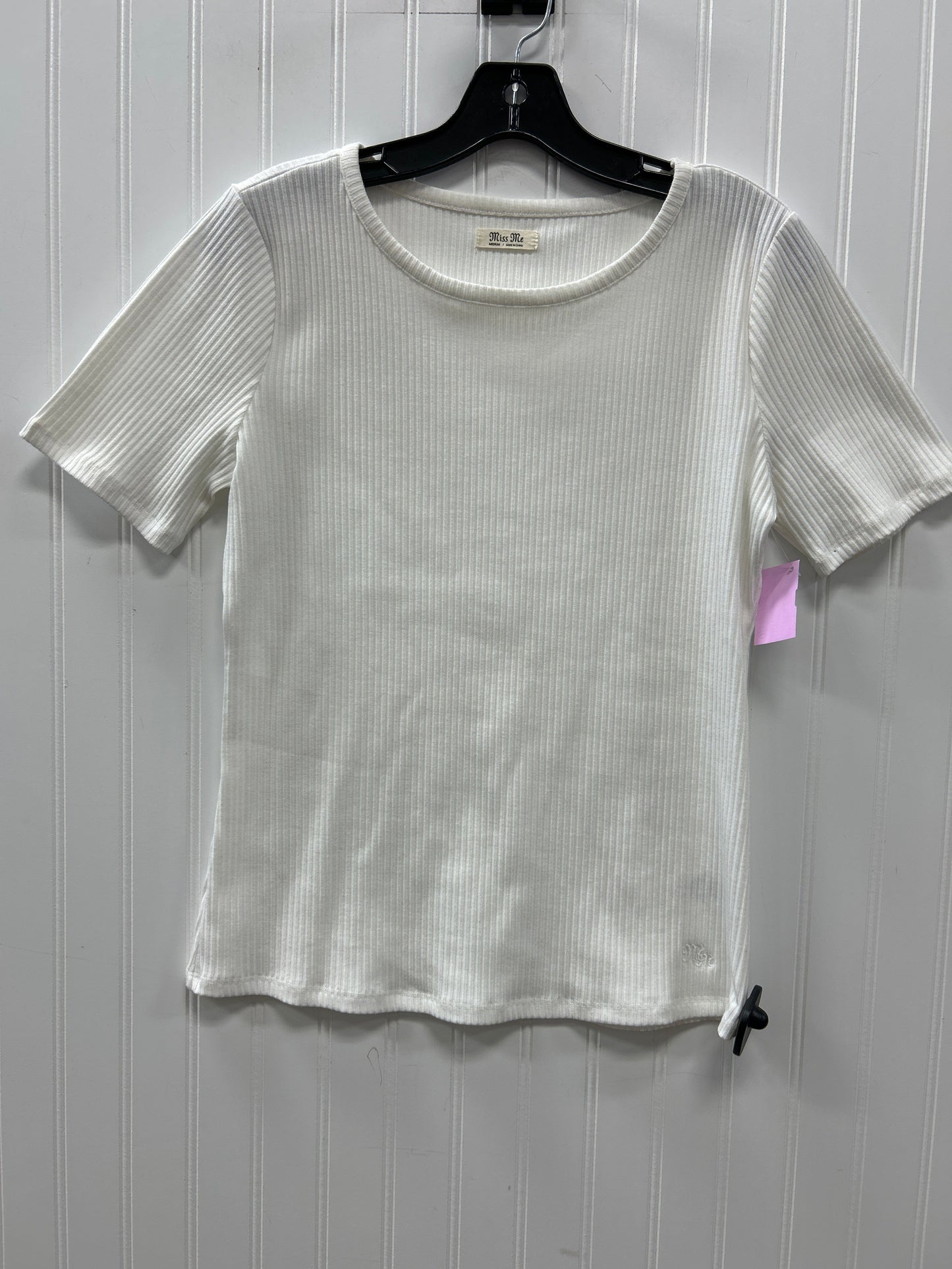 Top Ss By Miss Me In White, Size:M