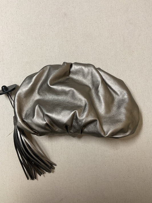 Clutch Designer By Rebecca Minkoff In Silver, Size:Medium