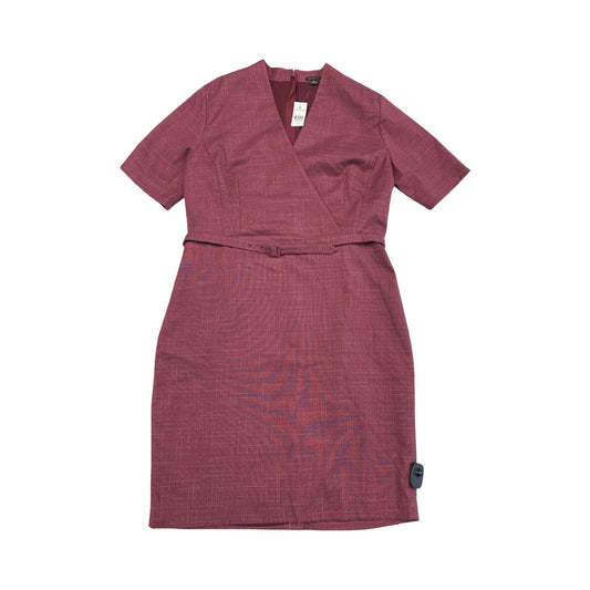 Dress Casual Short By Ann Taylor In Purple, Size:14