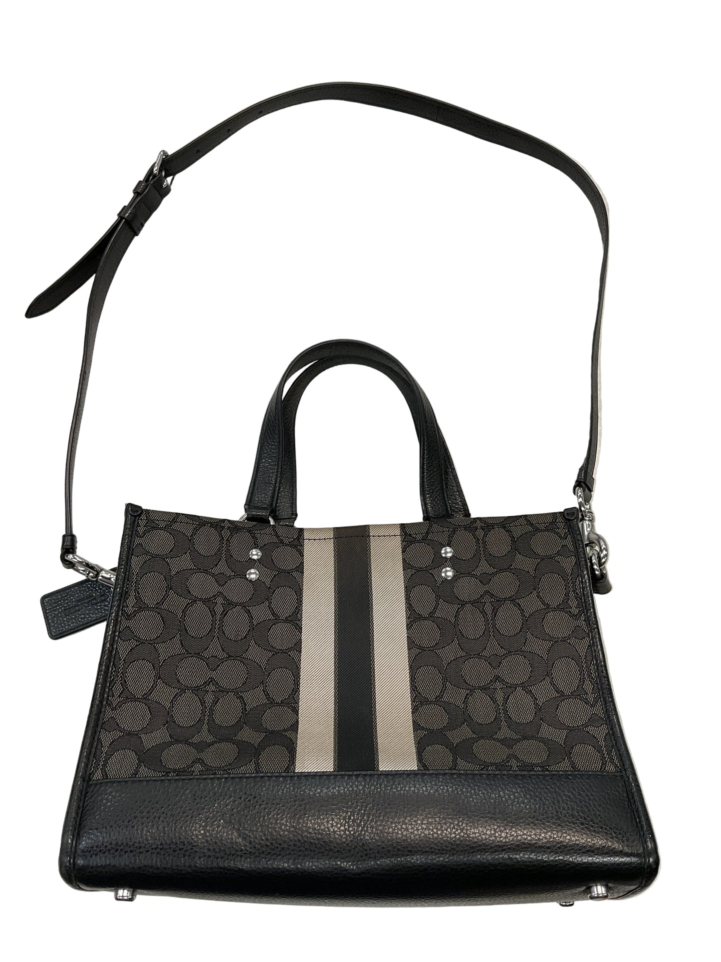 Handbag Designer By Coach In Navy, Size:Medium
