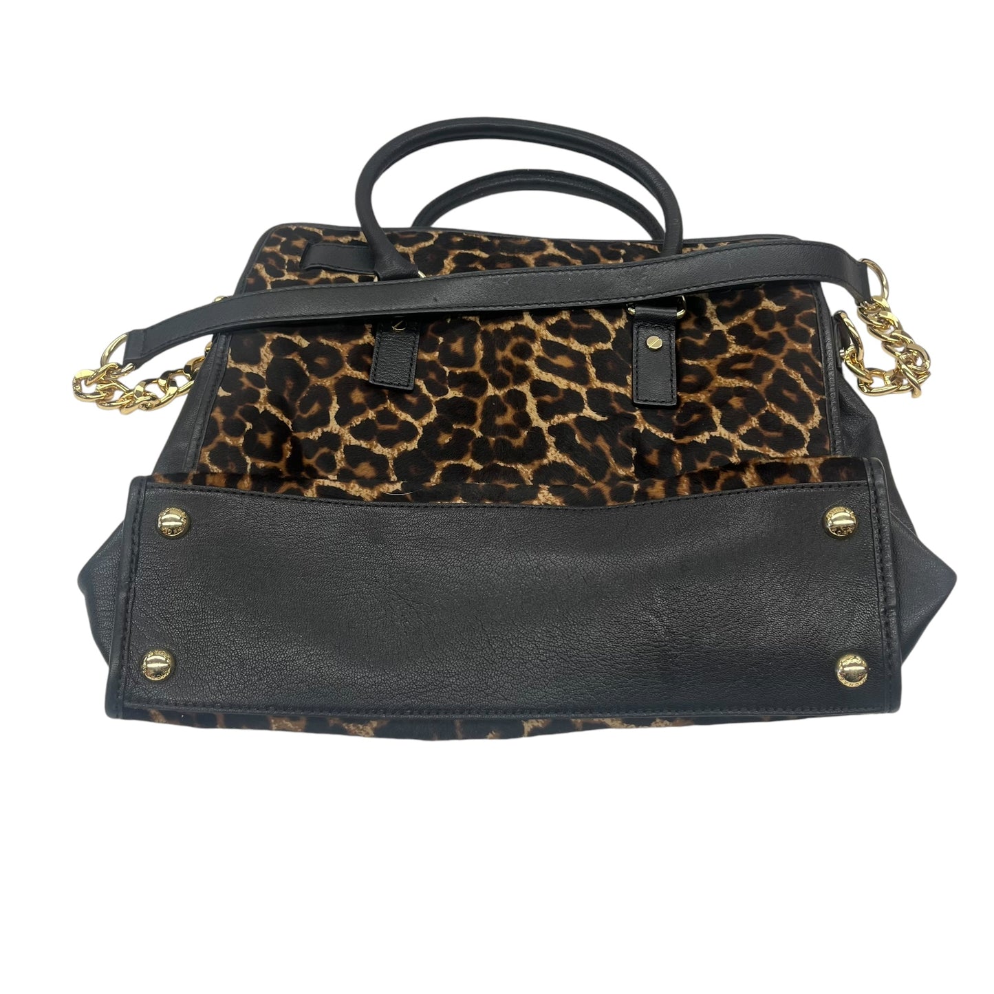 Handbag Designer By Michael Kors In Animal Print, Size:Medium