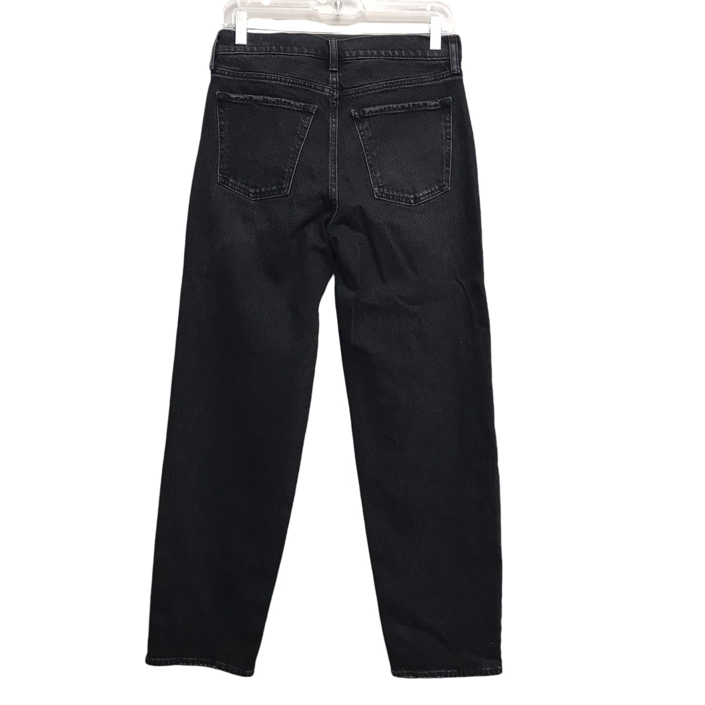 Jeans Straight By Old Navy In Black Denim, Size:2L