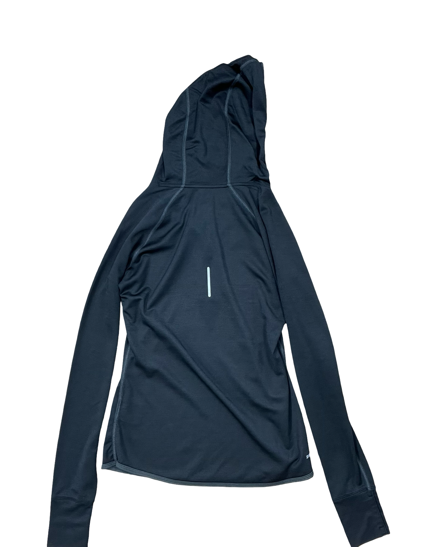 Athletic Top Ls Collar By Nike In Black, Size:M