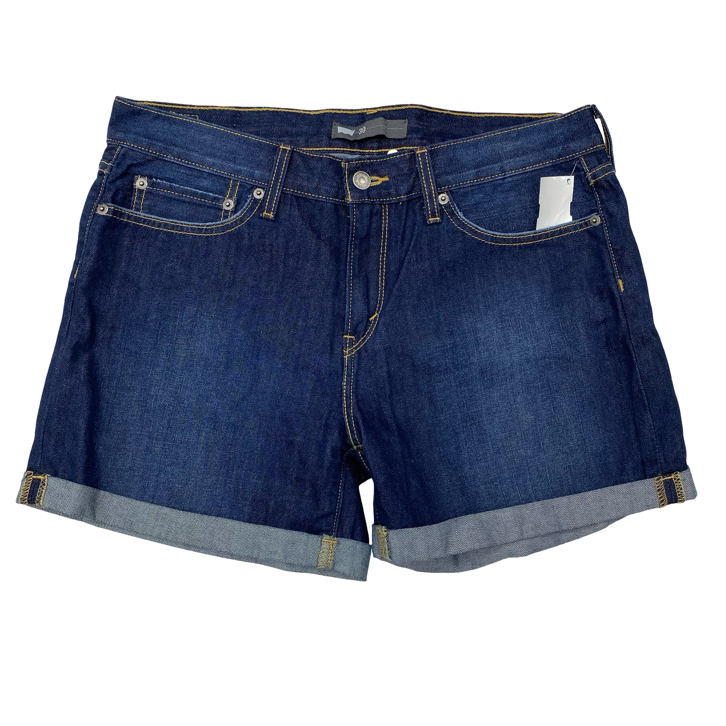 Shorts By Levis In Blue Denim, Size:10