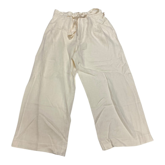 Pants Linen By MAGASCHONI In Cream, Size:L