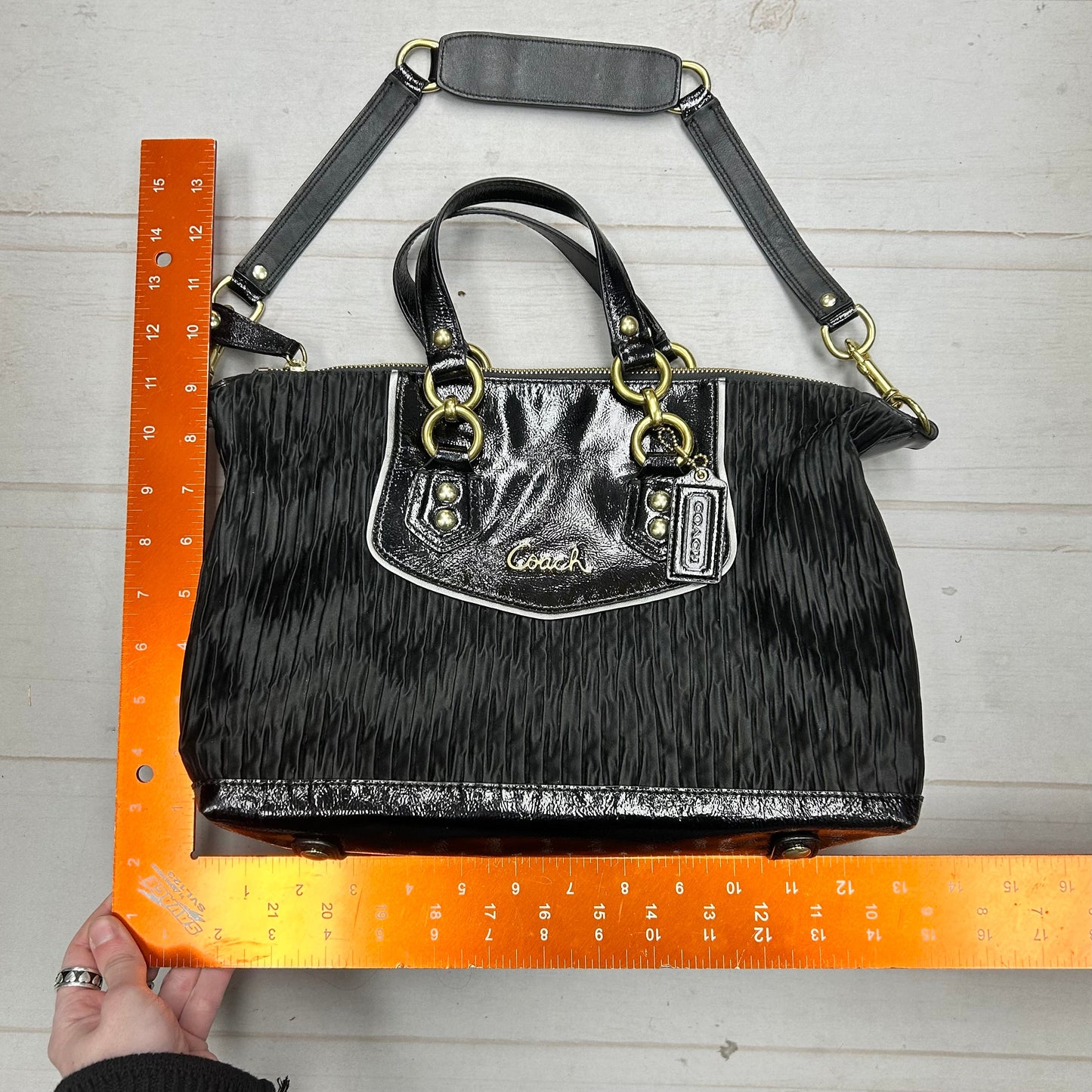 Handbag Designer By Coach, Size: Medium