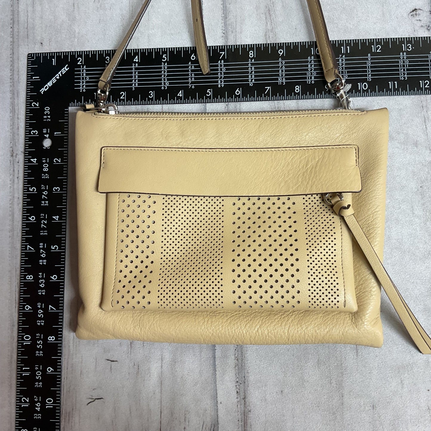 Crossbody Designer By Coach In Tan, Size:Medium