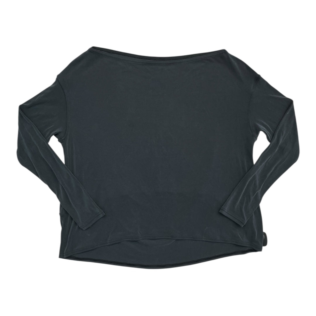 Athletic Top Ls Crewneck By Lululemon In Black, Size:8