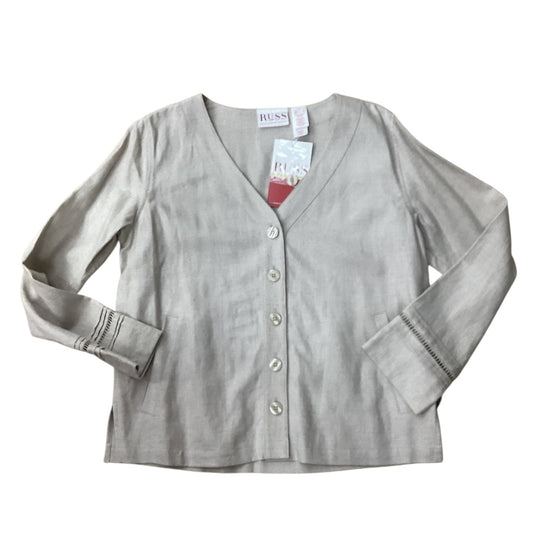 Blazer By Russ In Tan, Size:S