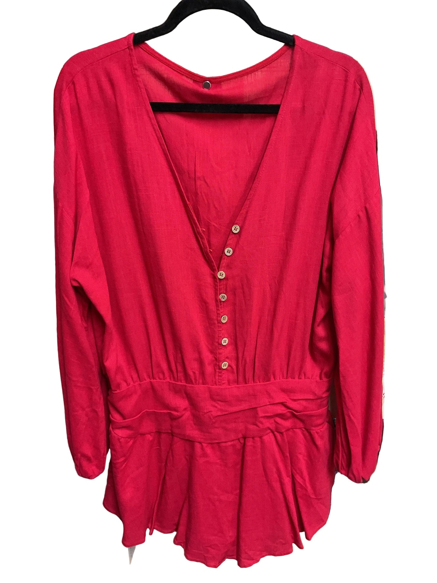 Romper By Clothes Mentor In Red, Size:L