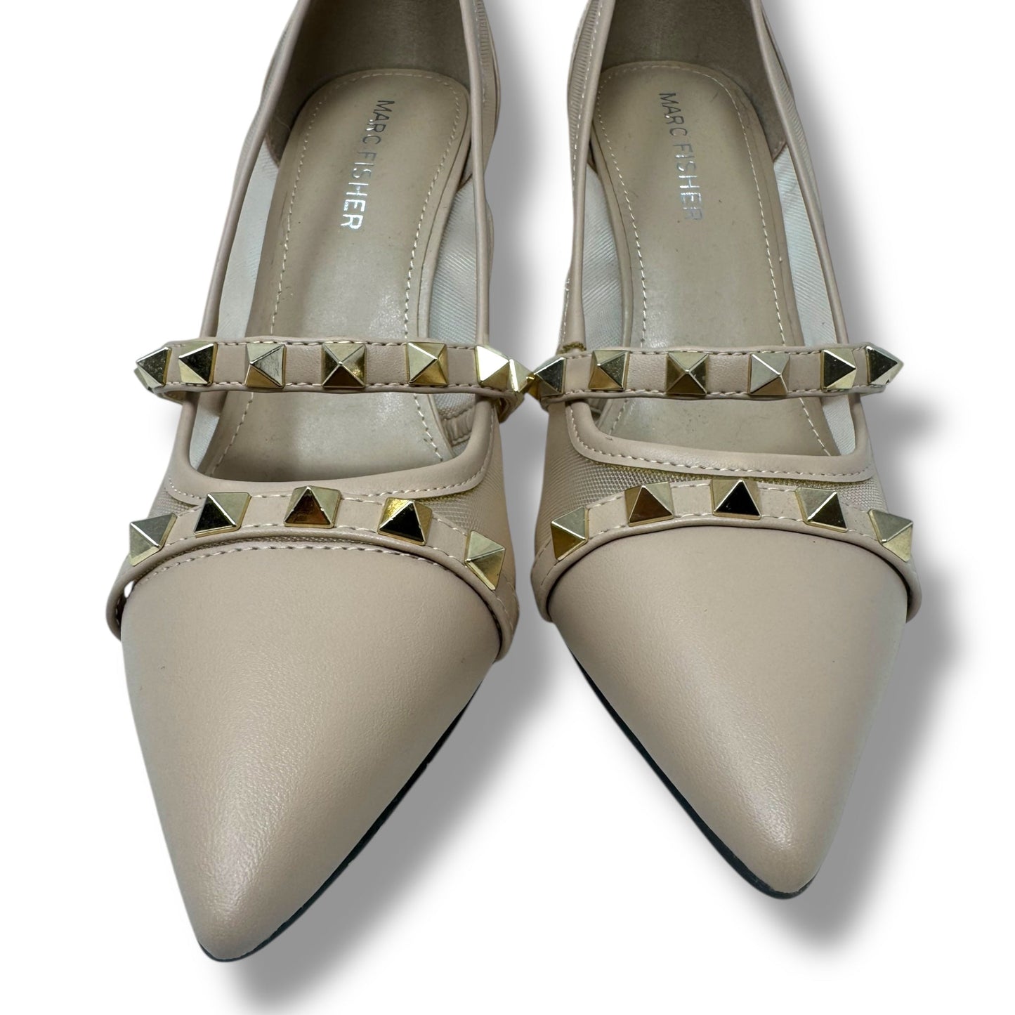 Shoes Heels Stiletto By Marc Fisher In Cream, Size: 7