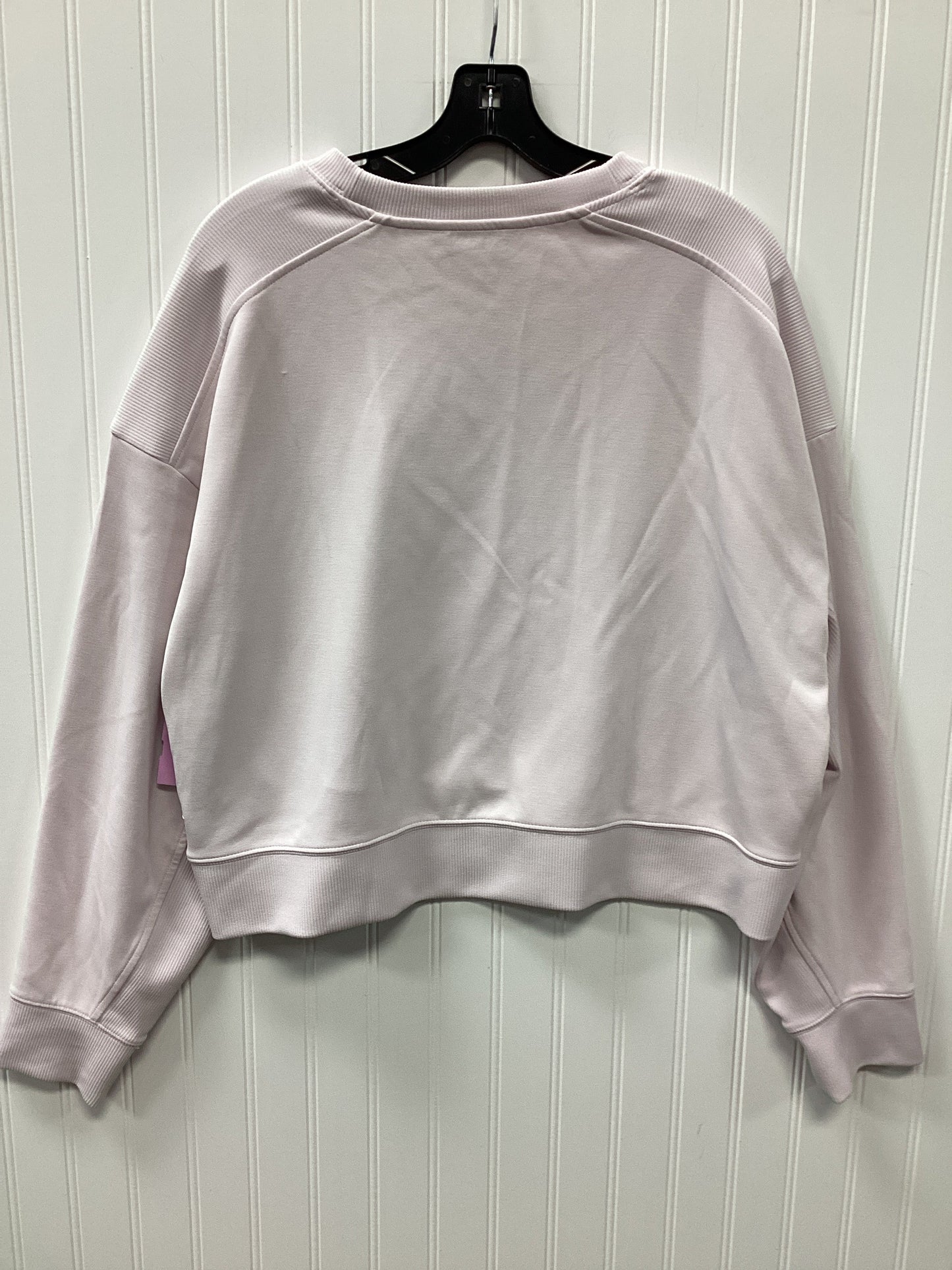 Athletic Top Ls Crewneck By Athleta In Pink, Size:L