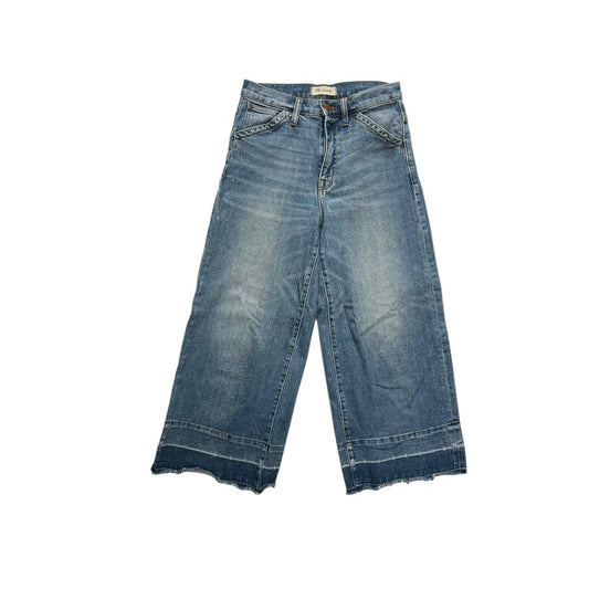 Jeans Cropped By Madewell In Blue Denim, Size:4