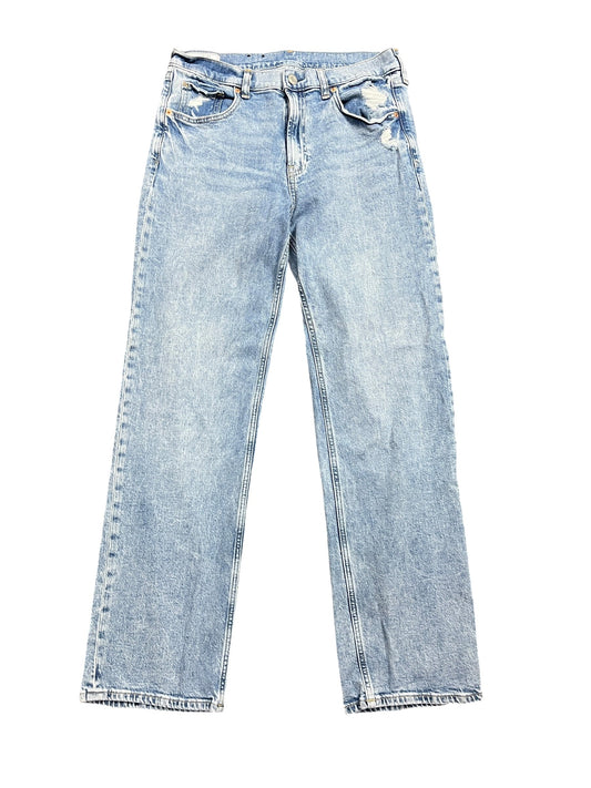 Jeans Straight By Gap In Blue Denim, Size:8
