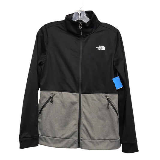 Athletic Jacket By The North Face In Black & Grey, Size:S