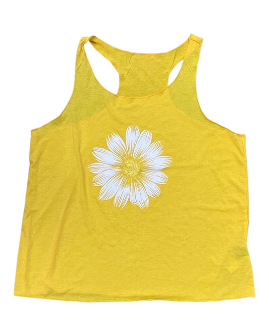 Tank Top By Emery Rose In Yellow, Size:Xl