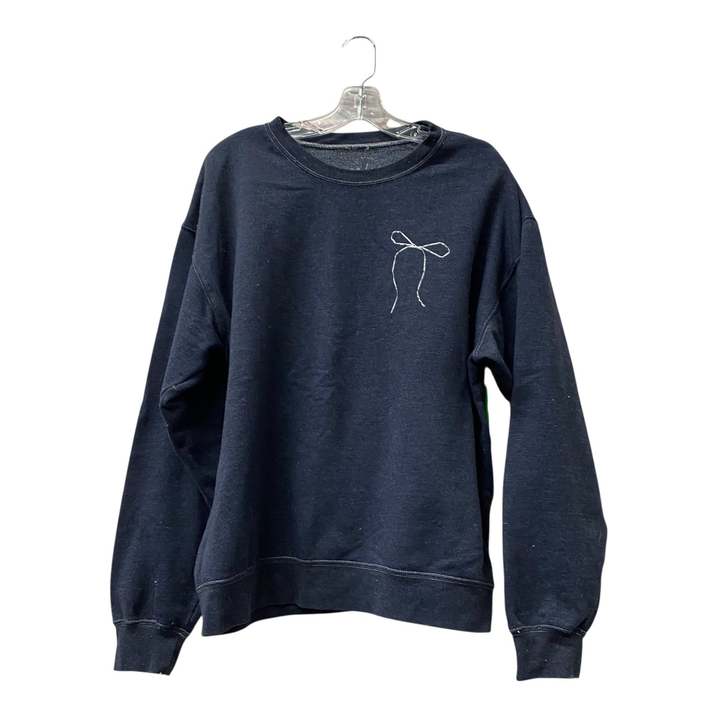 Athletic Sweatshirt Crewneck  In Blue, Size:M