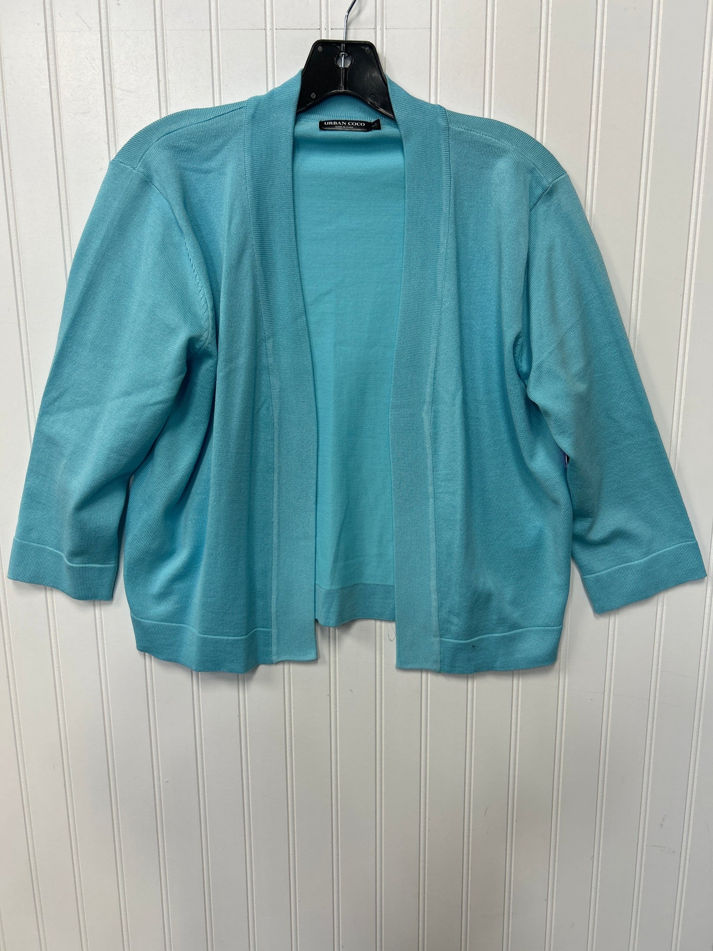 Cardigan By Urban Coco In Blue, Size:L