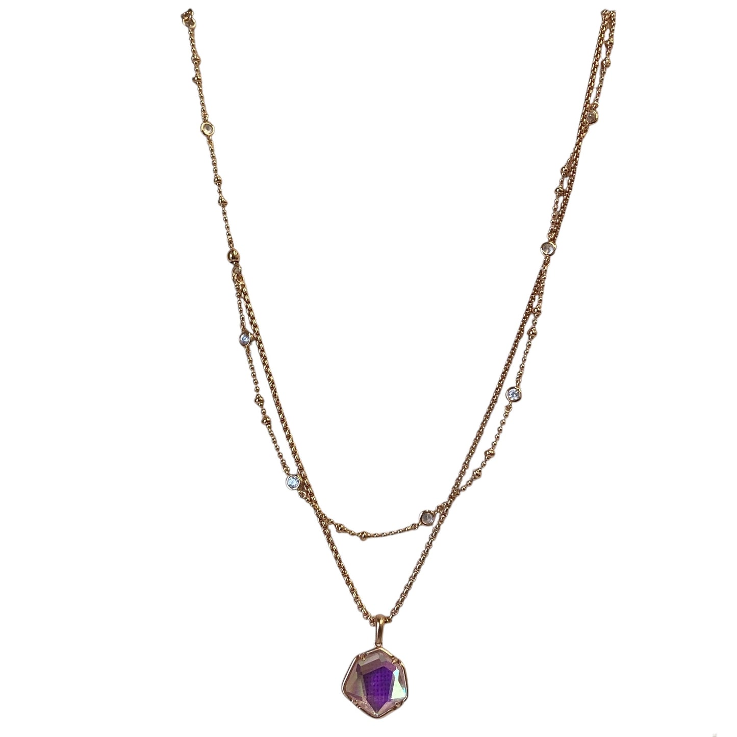 Necklace Pendant By Kendra Scott In Gold