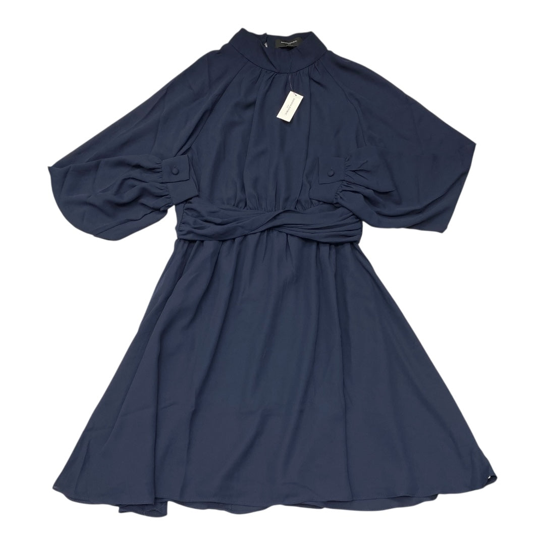 Dress Party Midi By Banana Republic In Navy, Size:S