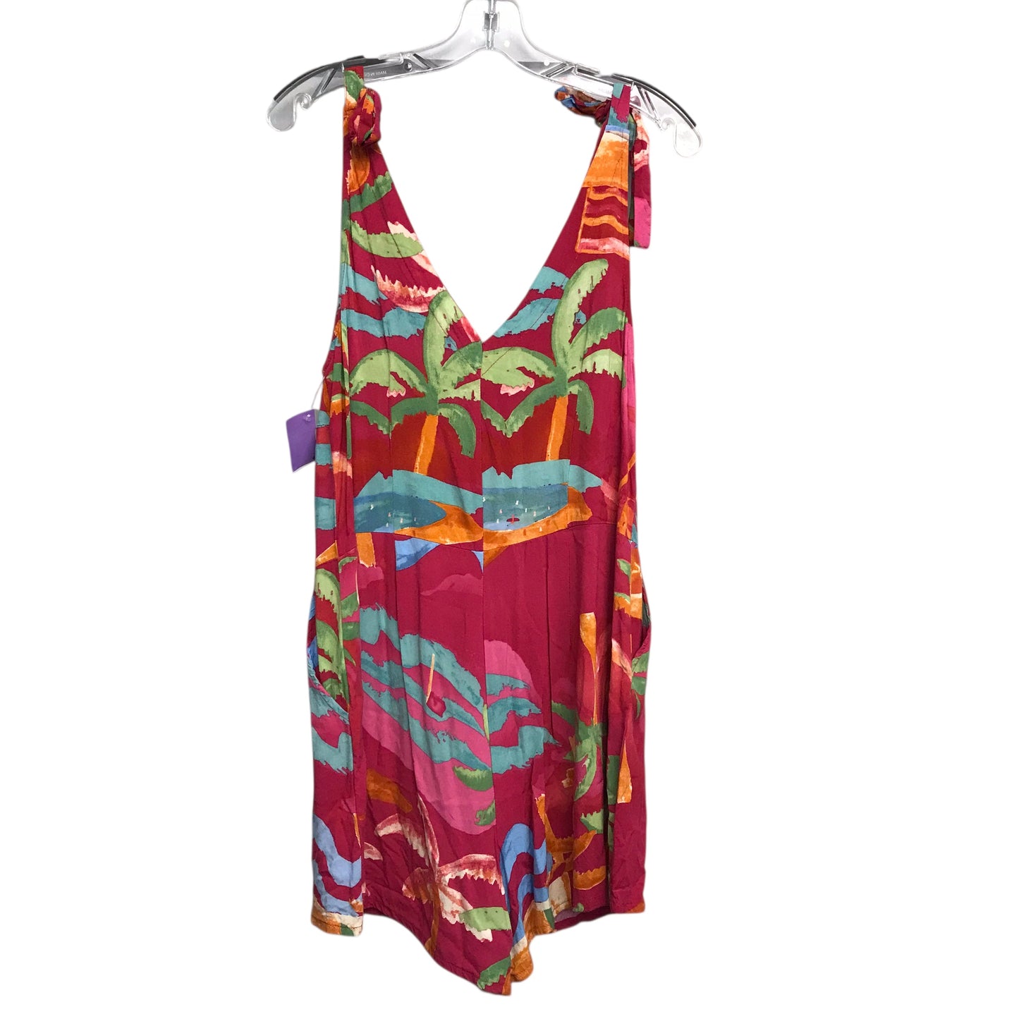 Romper By C And C In Pink, Size:M