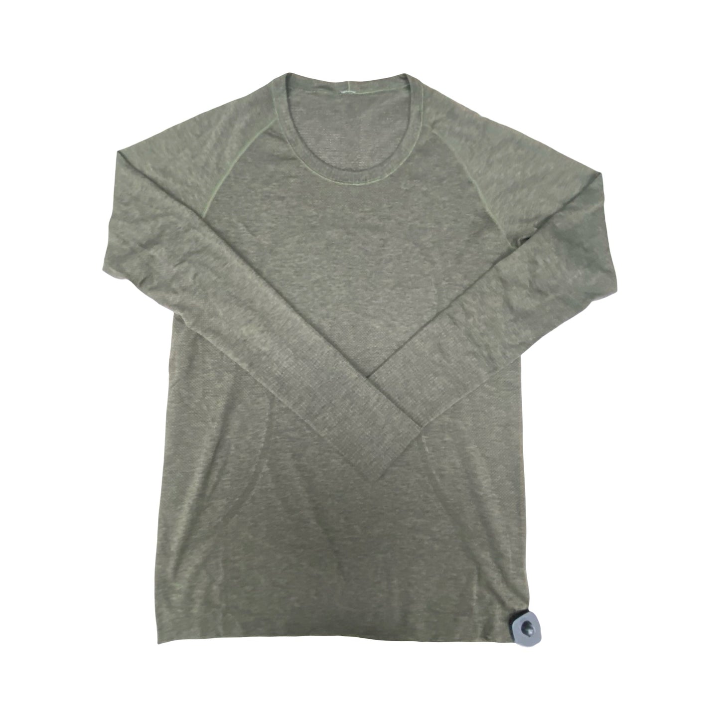 Athletic Top Ls Crewneck By Lululemon In Green, Size:12