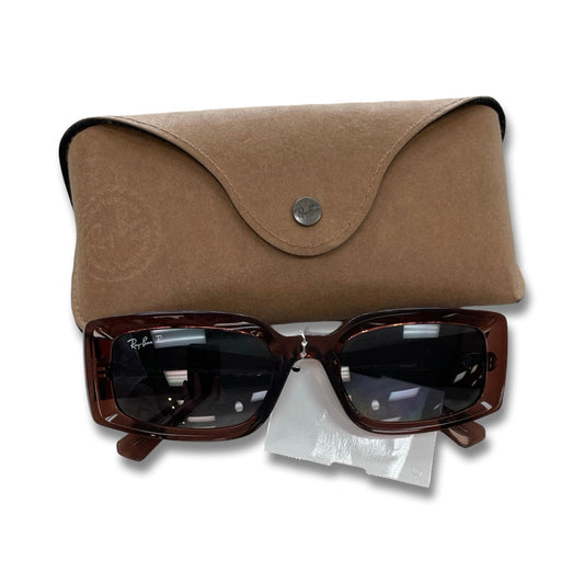 Sunglasses Designer By Ray Ban In Brown