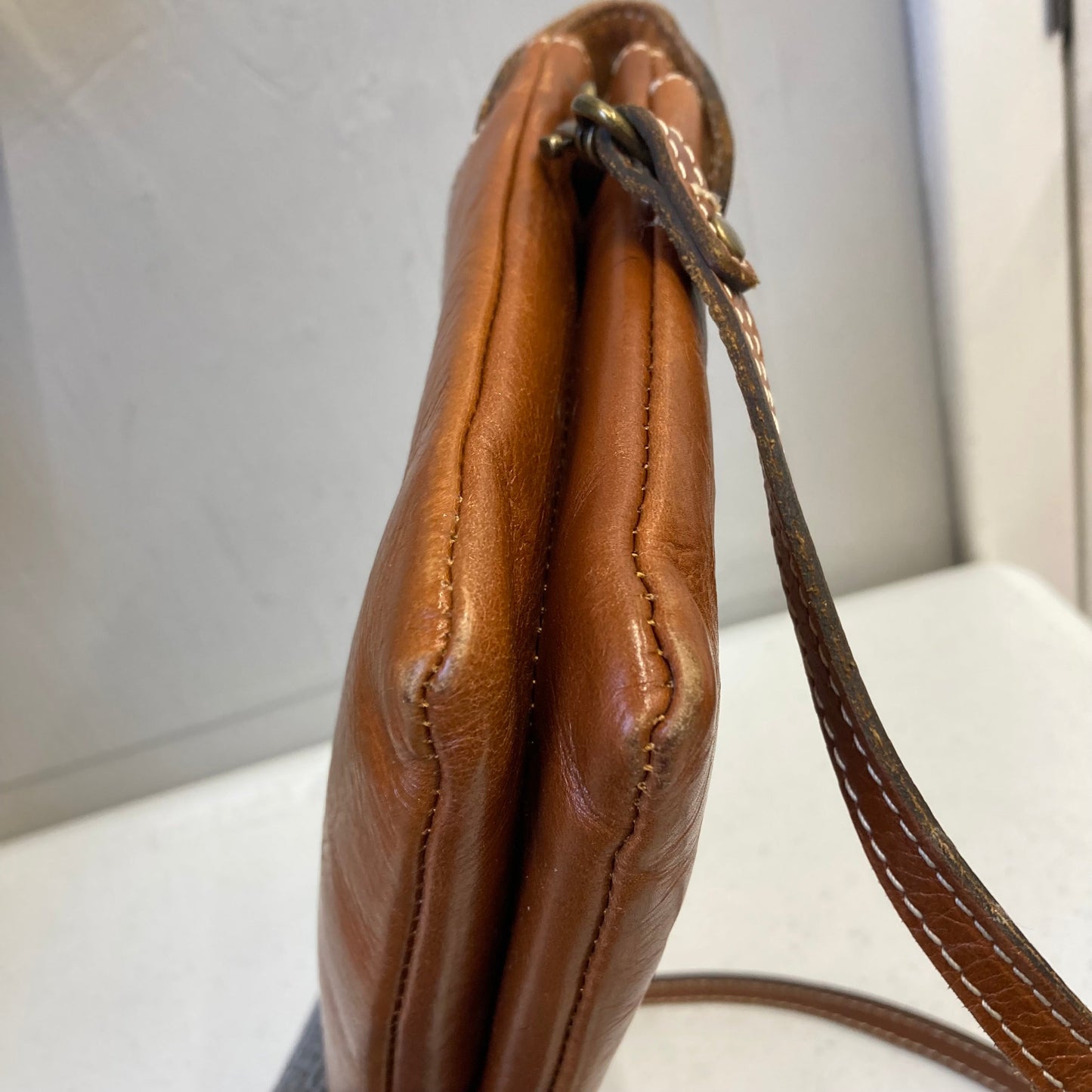 Crossbody Designer By Patricia Nash In Brown, Size:Medium