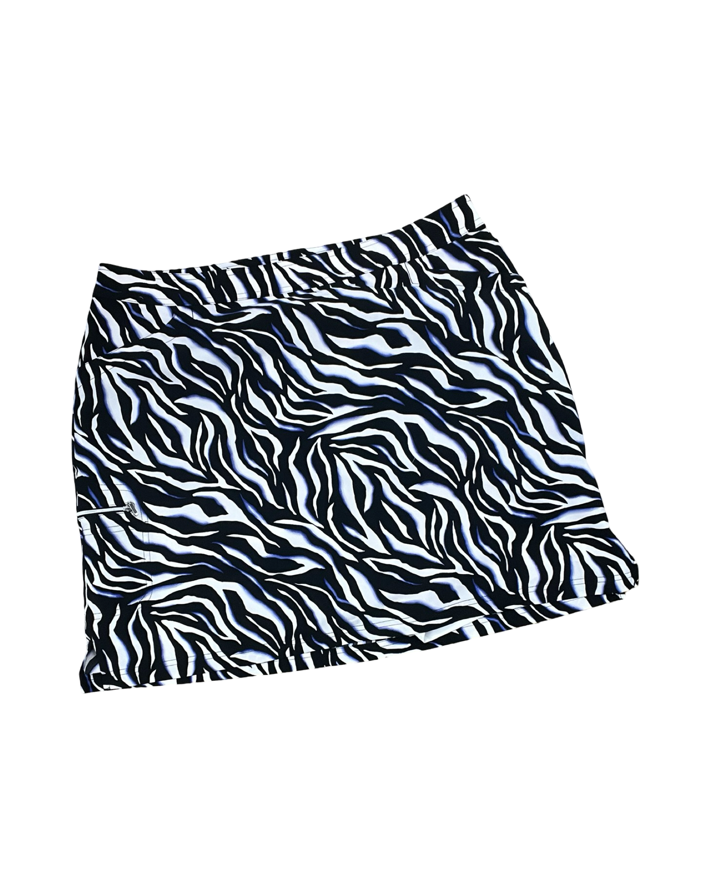 Athletic Skirt By Chicos In Black & White, Size:14