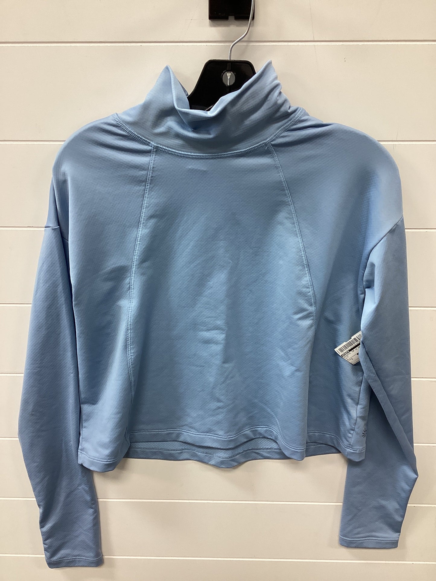 Athletic Top Ls Collar By Athleta In Blue, Size:S