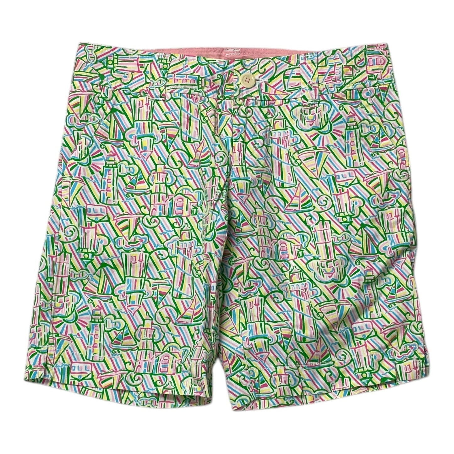 Shorts Designer By Lilly Pulitzer In Multi, Size:Xs