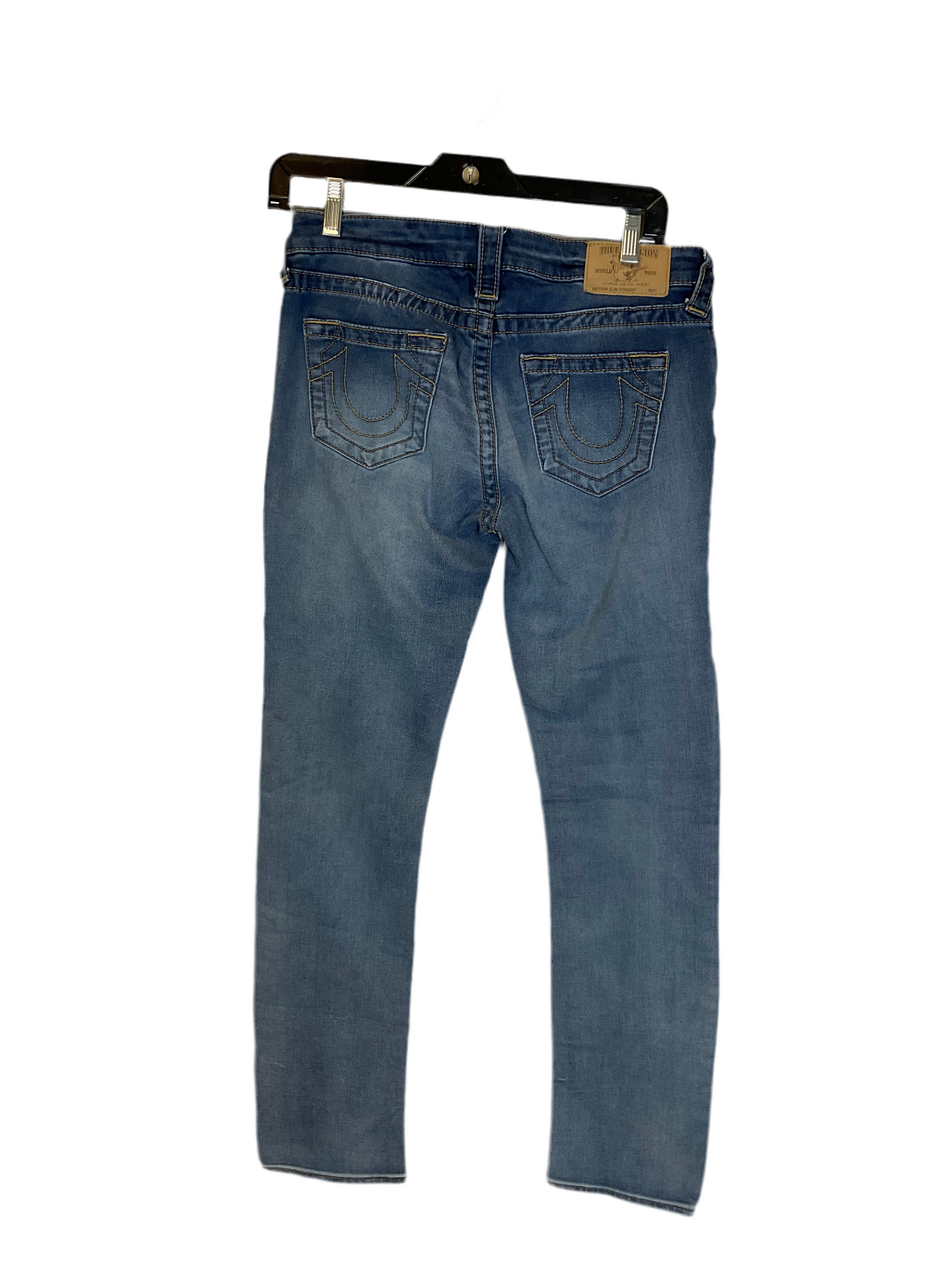 Jeans Designer By True Religion In Blue Denim, Size: 4