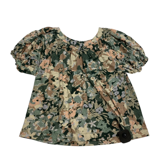 Top Ss By Maeve In Green & Pink, Size:Xsp