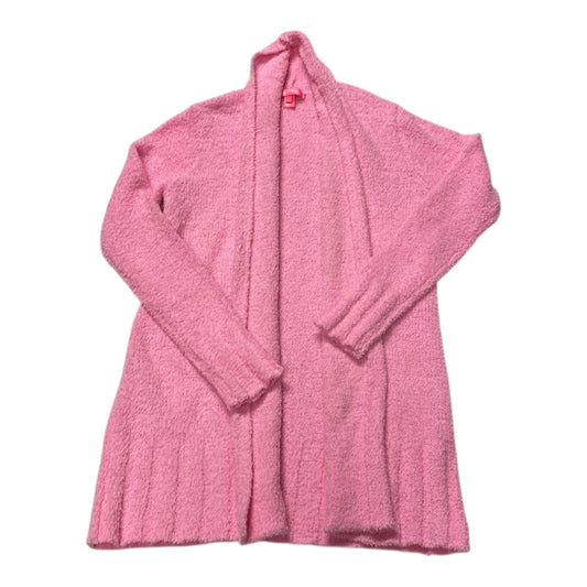 Sweater Cardigan Designer By Lilly Pulitzer In Pink, Size:Xxs