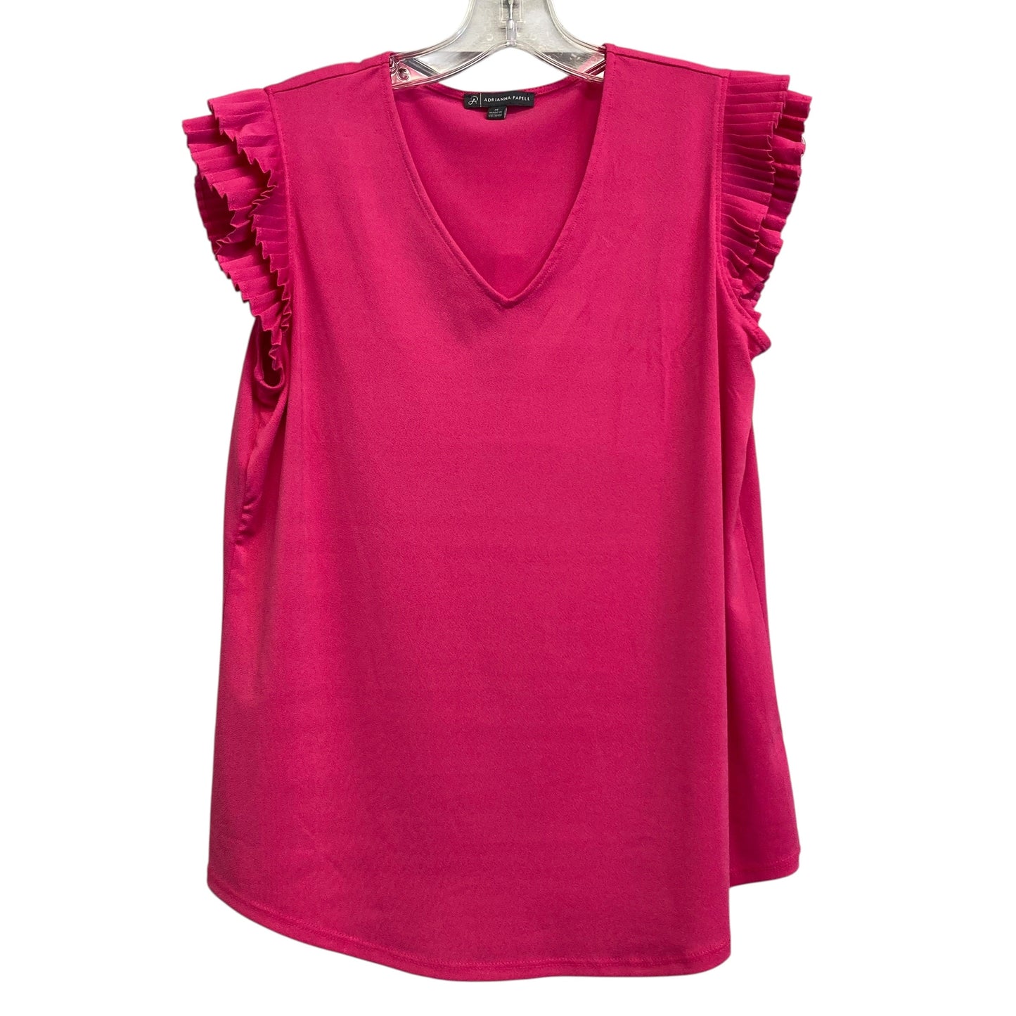Top Sleeveless By Adrianna Papell In Pink, Size:M