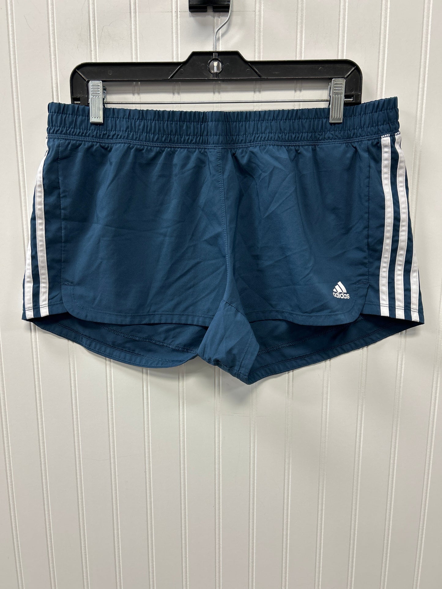 Athletic Shorts By Adidas In Blue, Size:L