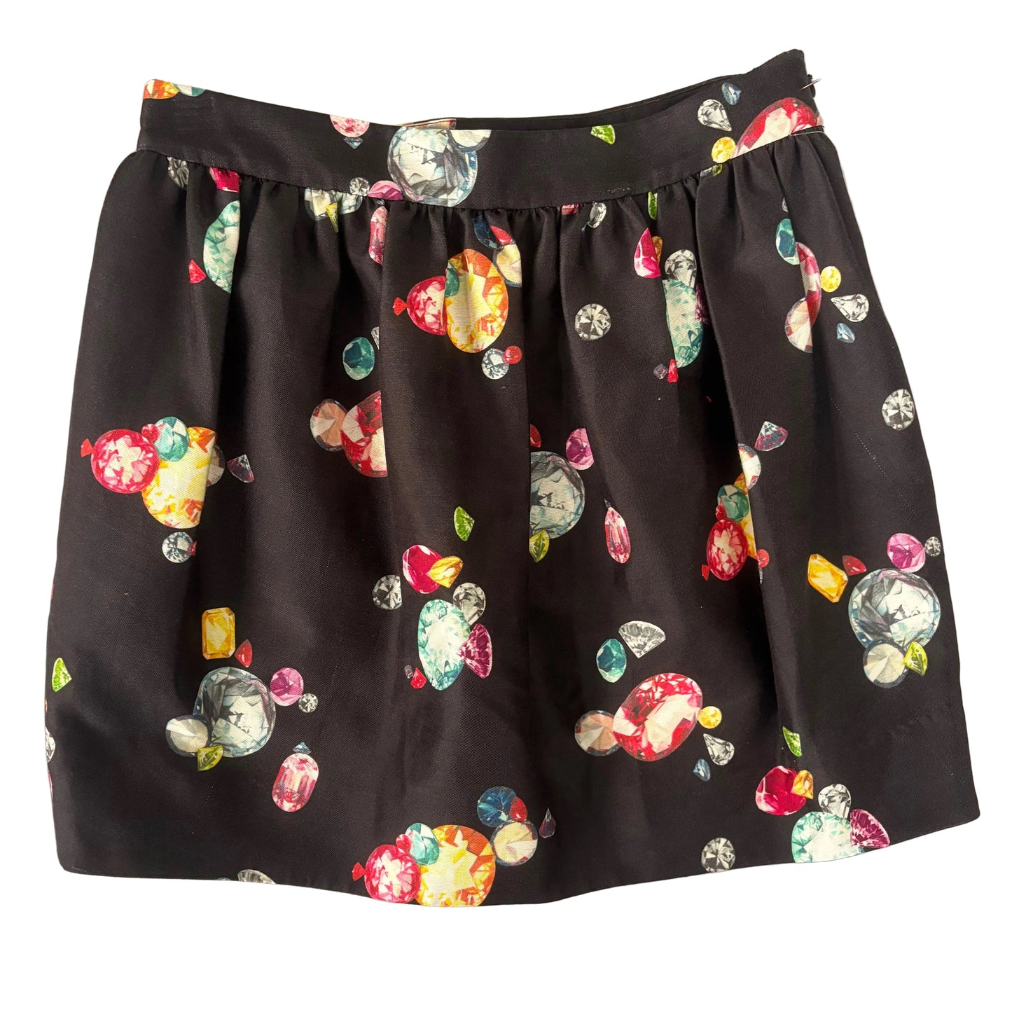 Skirt Designer By Kate Spade In Black & Orange, Size: 6