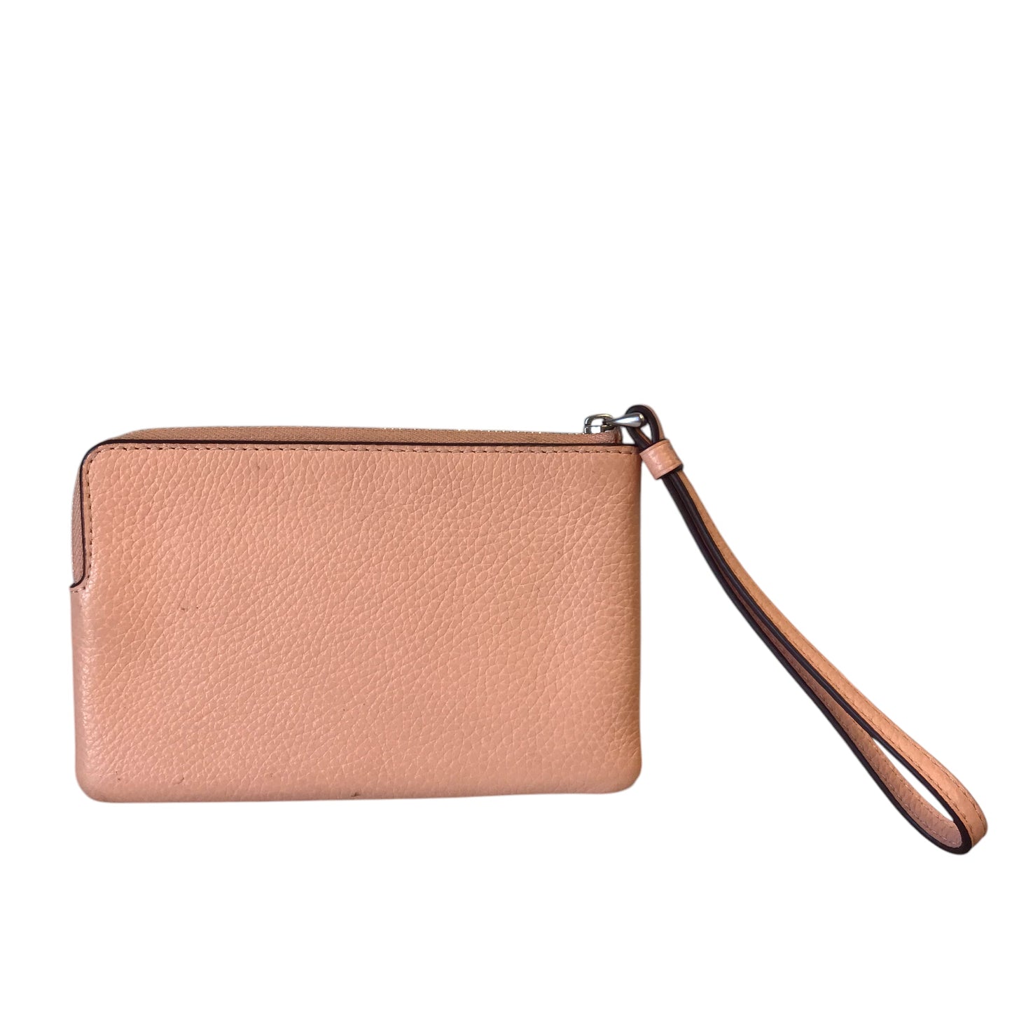 Wristlet Designer By Coach In Peach, Size:Small