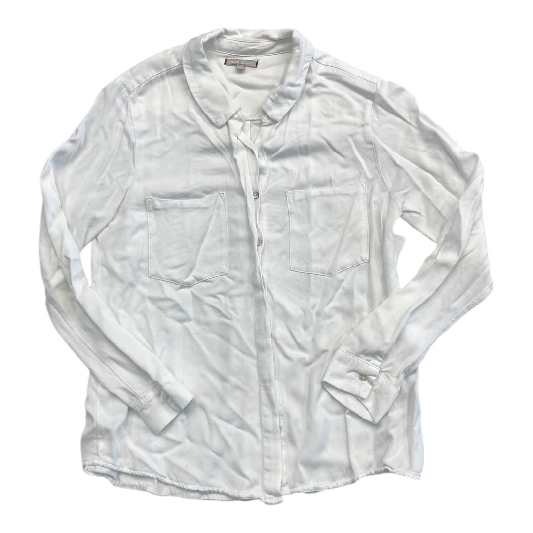 Top Ls By Dear John In White, Size:S