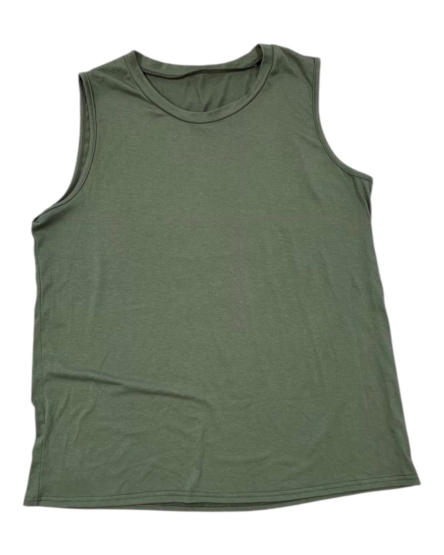 Top Sleeveless Basic By Clothes Mentor In Green, Size:Xl