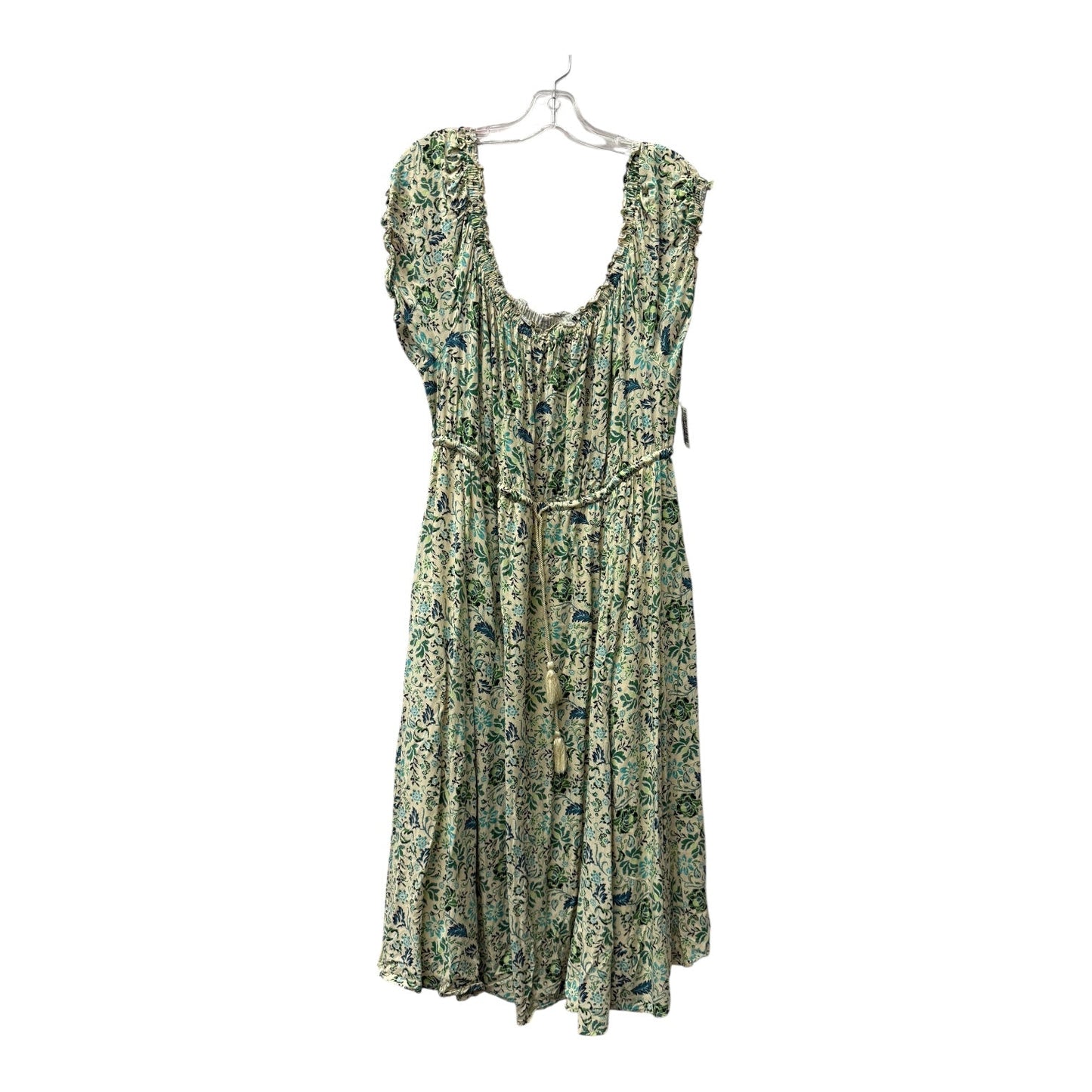 Dress Casual Short By Torrid In Cream & Green, Size:3