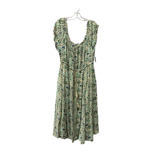 Dress Casual Short By Torrid In Cream & Green, Size:3
