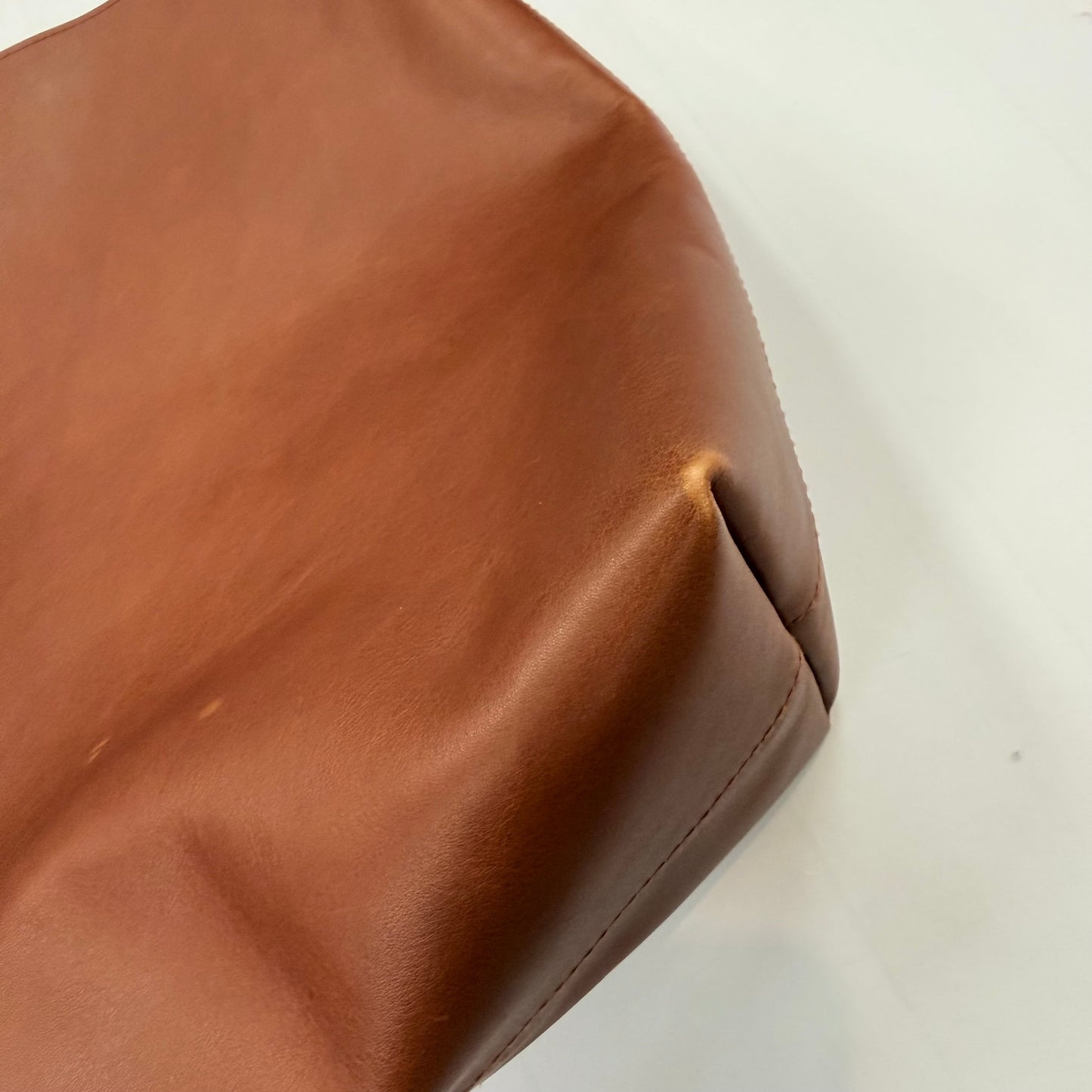 Handbag Leather By Madewell, Size: Medium