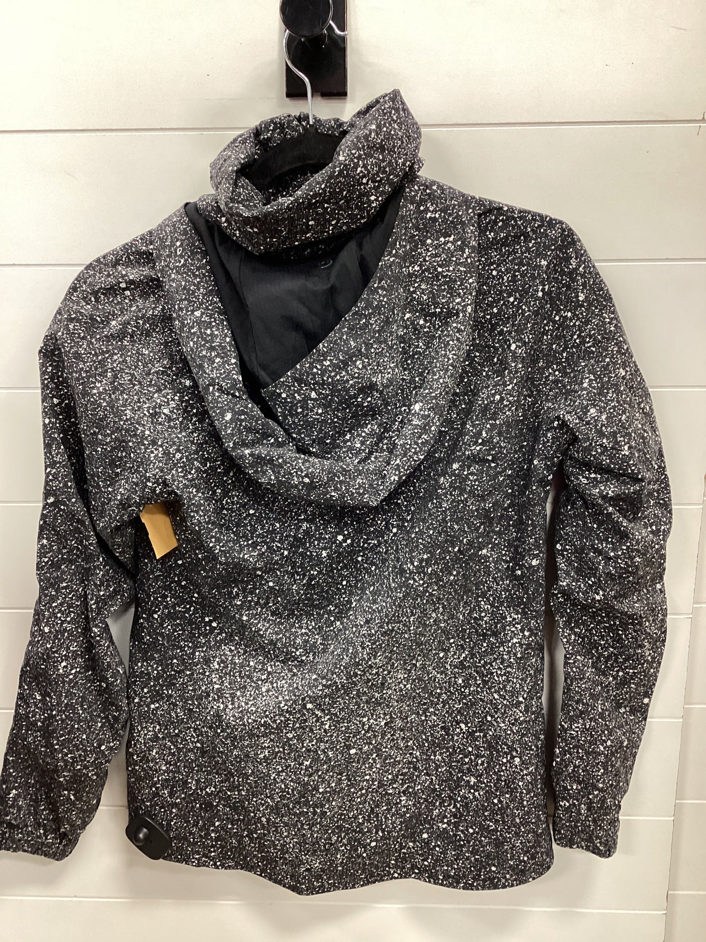 Athletic Jacket By Lululemon In Black, Size:6