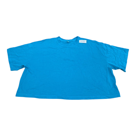 Top Ss Basic By Old Navy In Teal, Size:Xxl