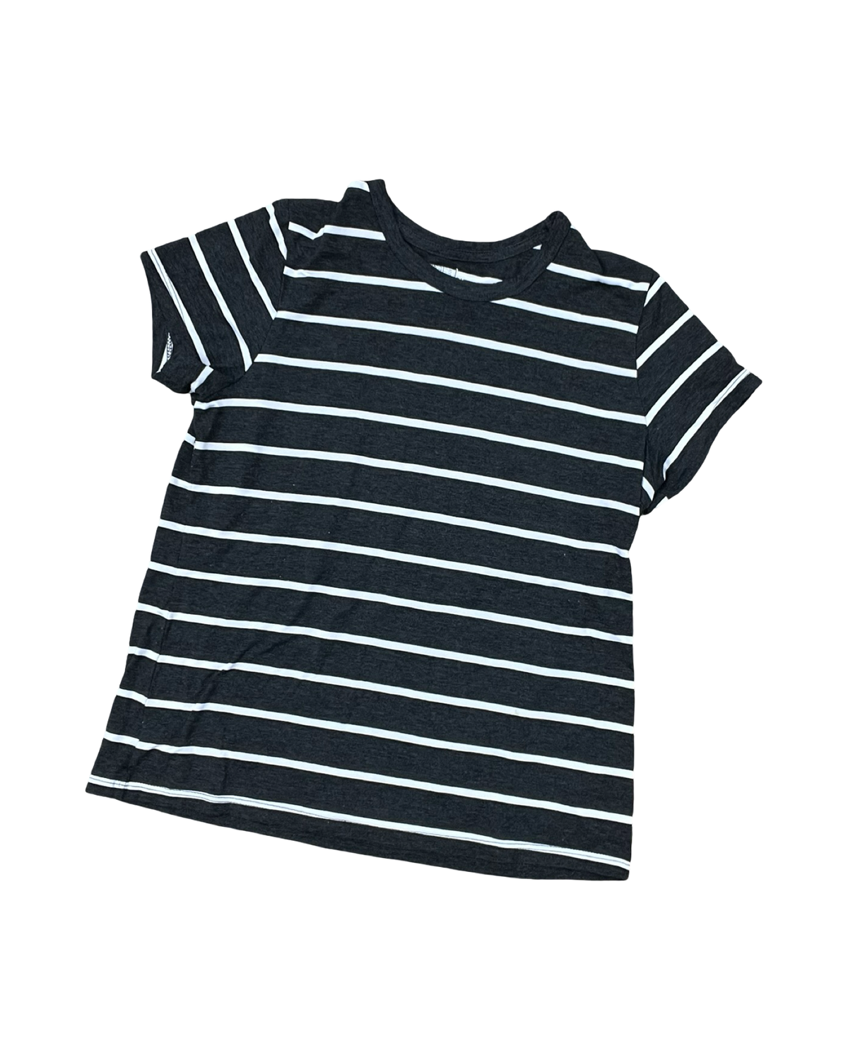 Top Ss By Time And Tru In Grey & White, Size:M