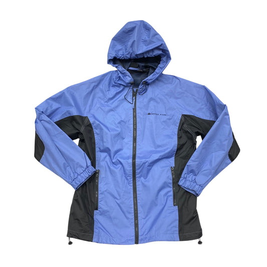 Jacket Windbreaker By Prairie Mountain In Black & Blue, Size:L