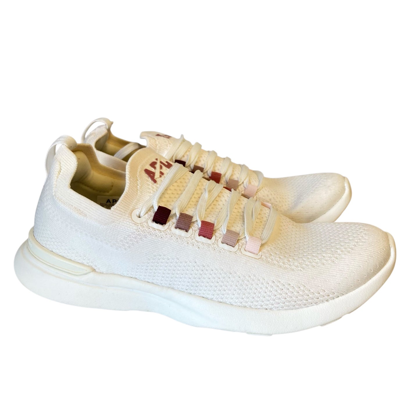 Shoes Designer By Apl In White, Size:7