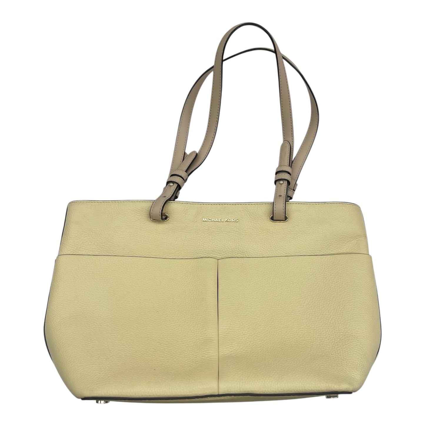 Handbag Designer By Michael Kors In Yellow, Size:Medium