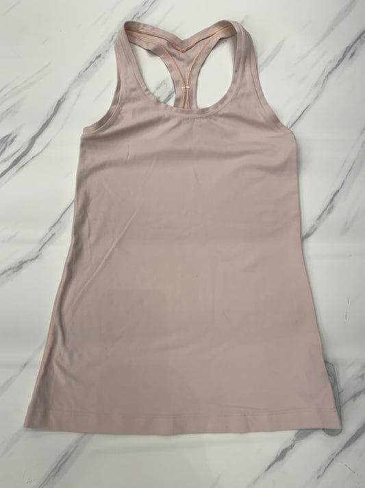 Athletic Tank Top By Lululemon In Pink, Size:6